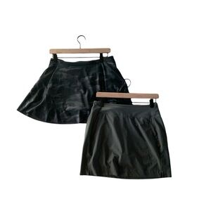 Athleta women’s BUNDLE of 2 skorts pickleball tennis golf size small and size 6
